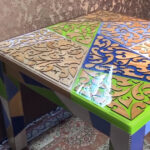 เรซิ่นผสานไม้ ราคาเท่าไร? แนะนำวิธีทำโต๊ะเรซิ่นผสานไม้ 8 7.โต๊ะครัวลายสวยๆ เก๋