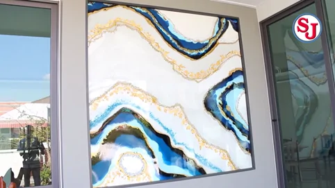 3 ไอเดียสร้างศิลปะด้วยเรซิ่น 1 วิธีการทำ Resin Wall Art