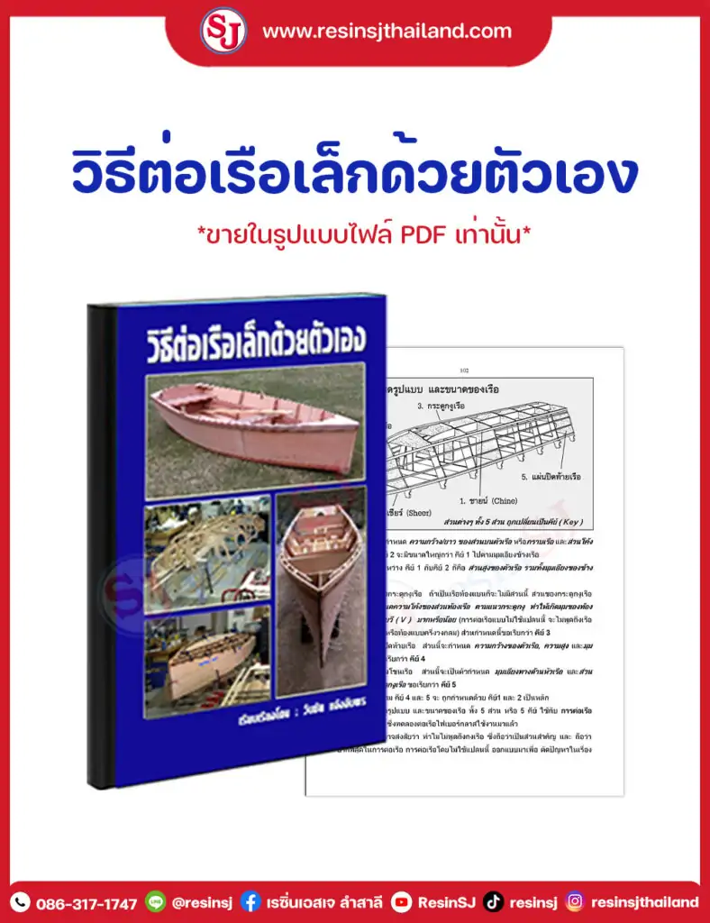 หนังสือ วิธีต่อเรือเล็กด้วยตัวเอง