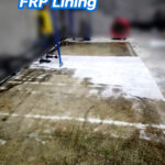 คลือบบ่อกันสารเคมี FRP Lining